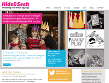 Tablet Screenshot of hideandseek.net