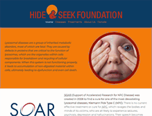 Tablet Screenshot of hideandseek.org